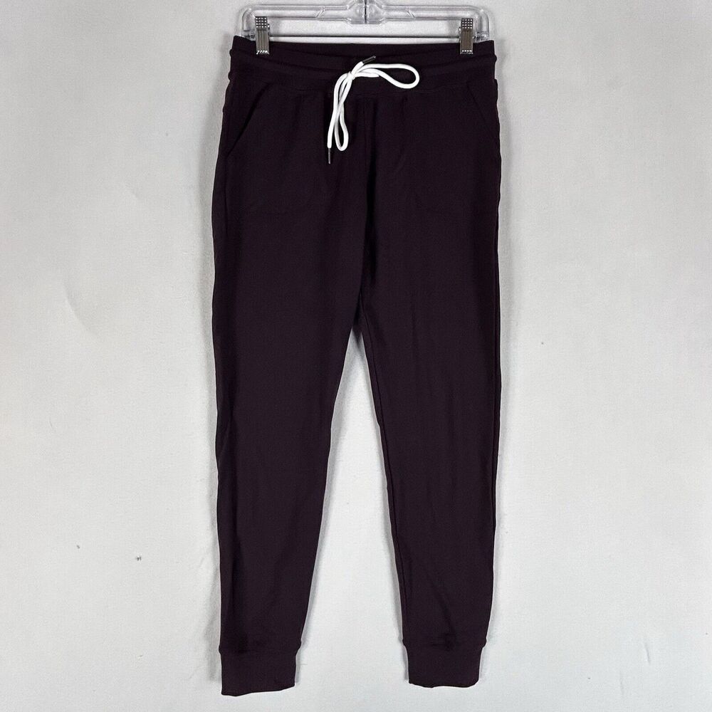 ZYIA Active Jogger Pants Leggings Womens Small Purple Drawstring Pockets Gym Run